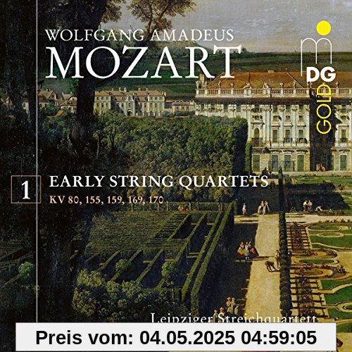 Mozart: Frühe Streichquartette Vol. 1 Mozart: Frühe Streichquartette Vol. 1 von Leipziger Streichquartett
