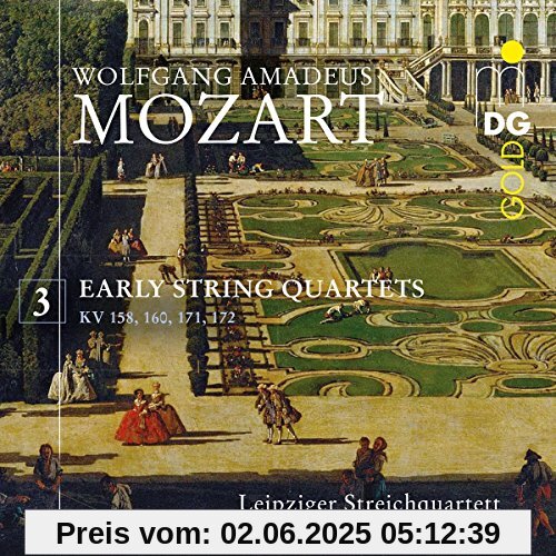 Mozart: Frühe Streichquartette Vol. 3 von Leipziger Streichquartett
