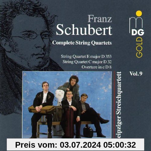 Streichquartette Vol. 9 von Leipziger Streichquartett