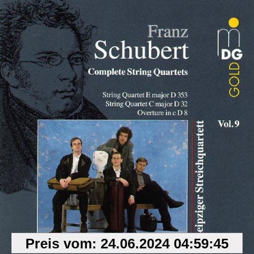 Streichquartette Vol. 9 von Leipziger Streichquartett