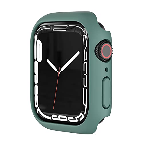 Case kompatibel mit Apple iWatch 38/40/41/42/44/45mm Rahmen Schutzhülle,Extrem Dünne Gehäuserahmen Schutzhülle gegen Kratzer Stoßfänger Schutz Case für iwatch 7 6 5 4 3 2 SE - Grün 38mm von Leishouer