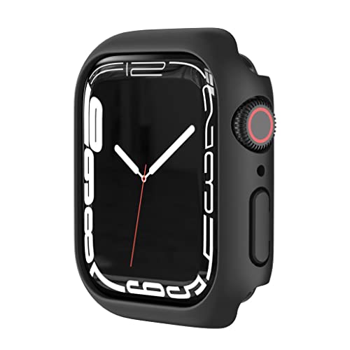 Case kompatibel mit Apple iWatch 38/40/41/42/44/45mm Rahmen Schutzhülle,Extrem Dünne Gehäuserahmen Schutzhülle gegen Kratzer Stoßfänger Schutz Case für iwatch 7 6 5 4 3 2 SE - Schwarz 38mm von Leishouer