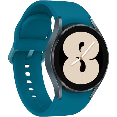 Kompatibel mit Samsung Galaxy Watch 4 40 mm 42 mm 44 mm 46 mm 3 41 mm Armbänder 20 mm Ersatzband aus weichem Silikon Sport Strap für Galaxy Watch 42 mm Active 2 40 mm 44 mm, offizielles Sternblau Kompatibel mit Samsung Galaxy Watch 4 40 mm 42 mm 44 mm 46 mm 3 41 mm Armbänder 20 mm Ersatzband aus weichem Silikon Sport Strap für Galaxy Watch 42 mm Active 2 40 mm 44 mm, offizielles Sternblau von Leishouer