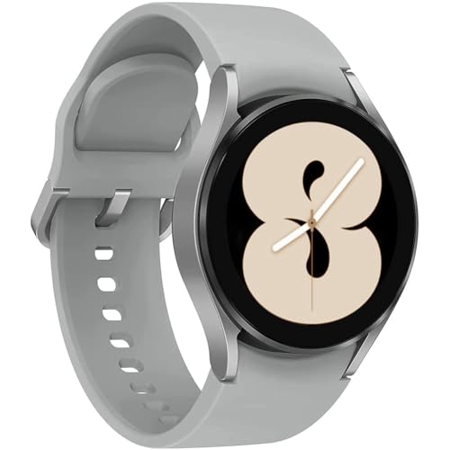 Kompatibel mit Samsung Galaxy Watch 4 40 mm 42 mm 44 mm 46 mm 3 41 mm Armbänder 20 mm Ersatzband aus weichem Silikon, Sportarmband für Galaxy Watch 42 mm Active 2 40 mm 44 mm, Antikweiß von Leishouer