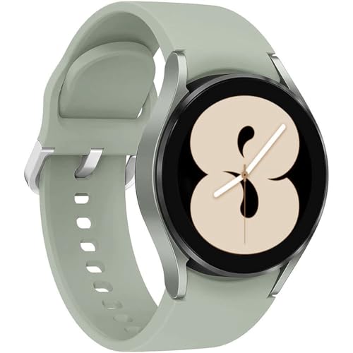 Leishouer Uhrenarmband Kompatibel mit Samsung Galaxy Watch 5 40mm 44mm 5 Pro 45mm Armband 20mm Ersatz Uhrenarmband Silikon Sportarmband for Galaxy Watch 4 40mm 42mm 44mm 46mm 3 41mm Active 2 Hellgrün von Leishouer