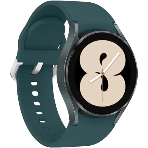 Leishouer Uhrenarmband Kompatibel mit Samsung Galaxy Watch 5 40mm 44mm Pro 45mm Armband 20mm Ersatz Silikon Sportarmband for 4 42mm 46mm 3 41mm Active 2 Stern blau von Leishouer