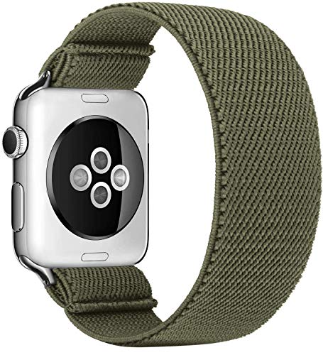 Solo Loop Uhrenarmband Kompatibel mit Apple Watch Armband 45mm 41mm 40mm 44mm 38mm 42mm Weichem Elastisches Sport Ersatzarmbänder für IWatch Series 7/6/SE/5/4/3 Scrunchies Strap,NEU 10 42mm/44mm/45mm von Leishouer