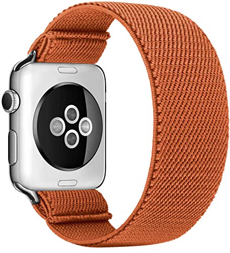 Solo Loop Uhrenarmband Kompatibel mit Apple Watch Armband 45mm 41mm 40mm 44mm 38mm 42mm Weichem Elastisches Sport Ersatzarmbänder für IWatch Series 7/6/SE/5/4/3 Scrunchies Strap,NEU 15 38mm/40mm/41mm von Leishouer