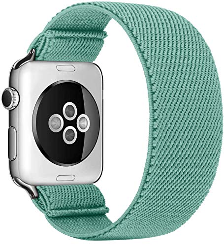 Solo Loop Uhrenarmband Kompatibel mit Apple Watch Armband 45mm 41mm 40mm 44mm 38mm 42mm Weichem Elastisches Sport Ersatzarmbänder für IWatch Series 7/6/SE/5/4/3 Scrunchies Strap,NEU 17 42mm/44mm/45mm von Leishouer