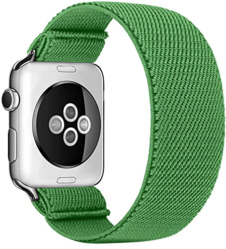 Solo Loop Uhrenarmband Kompatibel mit Apple Watch Armband 45mm 41mm 40mm 44mm 38mm 42mm Weichem Elastisches Sport Ersatzarmbänder für IWatch Series 7/6/SE/5/4/3 Scrunchies Strap,NEU 19 38mm/40mm/41mm von Leishouer