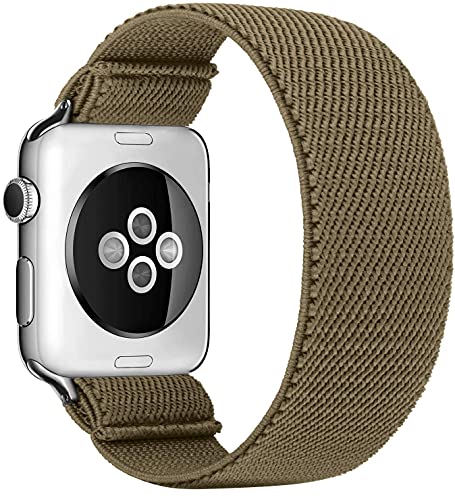 Solo Loop Uhrenarmband Kompatibel mit Apple Watch Armband 45mm 41mm 40mm 44mm 38mm 42mm Weichem Elastisches Sport Ersatzarmbänder für IWatch Series 7/6/SE/5/4/3 Scrunchies Strap,NEU 9 42mm/44mm/45mm von Leishouer