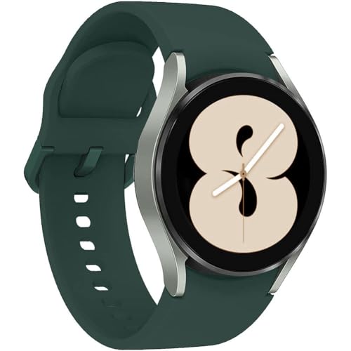 Uhrenarmband Kompatibel mit Samsung Galaxy Watch 6 5 4 40mm 42mm 44mm 46mm 43mm 47mm 5 Pro 45mm Armband 20mm Ersatz Uhrenarmband Silikon Sportarmband for Galaxy Watch Active 2 40mm 44mm Official Green von Leishouer