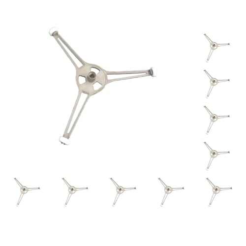 Drehteller für Mikrowelle, drehbar, Ersatzrollenständer, Reparaturzubehör, 24,5 cm Durchmesser, 10 Stück Drehteller für Mikrowelle, drehbar, Ersatzrollenständer, Reparaturzubehör, 24,5 cm Durchmesser, 10 Stück von Leisurealeaneag
