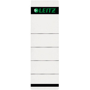 10 LEITZ Ordneretiketten 1642 grau für 8,0 cm Rückenbreite von Leitz