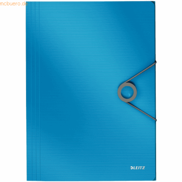 10 x Leitz Eckspannmappe Solid A4 PP mit Klappen hellblau 10 x Leitz Eckspannmappe Solid A4 PP mit Klappen hellblau von Leitz