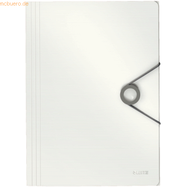 10 x Leitz Eckspannmappe Solid A4 PP mit Klappen weiß 10 x Leitz Eckspannmappe Solid A4 PP mit Klappen weiß von Leitz
