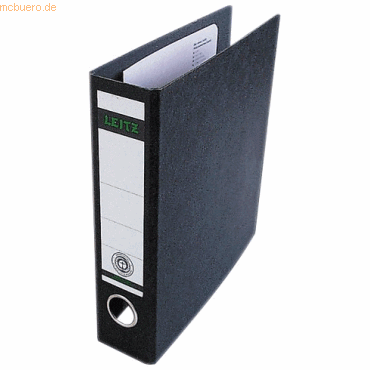Leitz Ordner A5 hoch Hartpappe schwarz Leitz Ordner A5 hoch Hartpappe schwarz von Leitz