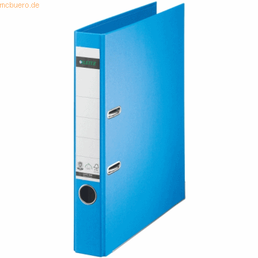 Leitz Ordner Pappe A4 180 Grad 50mm hellblau Leitz Ordner Pappe A4 180 Grad 50mm hellblau von Leitz