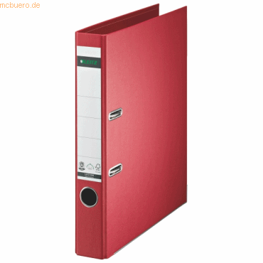 Leitz Ordner Pappe A4 180 Grad 50mm rot Leitz Ordner Pappe A4 180 Grad 50mm rot von Leitz