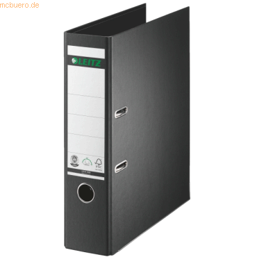Leitz Ordner Pappe A4 180 Grad 80mm schwarz Leitz Ordner Pappe A4 180 Grad 80mm schwarz von Leitz
