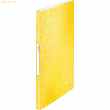 10 x Leitz Sichtbuch Wow A4 PP 40 Hüllen gelb 10 x Leitz Sichtbuch Wow A4 PP 40 Hüllen gelb von Leitz