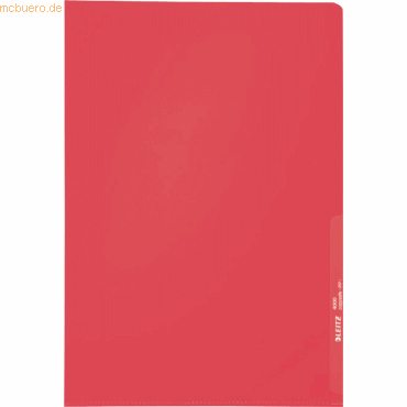 10 x Leitz Sichthülle A4 0,13mm PP rot von Leitz