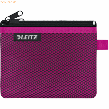 10 x Leitz Traveller Zip-Beutel Wow S 2 Fächer 14x10,5cm 2 Fächer pink von Leitz