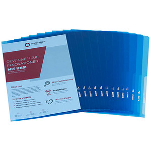 100 LEITZ Sichthüllen Premium 4100 DIN A4 blau glatt 0,15 mm 100 LEITZ Sichthüllen Premium 4100 DIN A4 blau glatt 0,15 mm von Leitz
