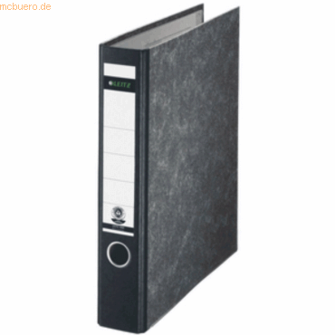 Leitz Ordner A4 Wolkenmarmor 180Grad 59mm schwarz von Leitz
