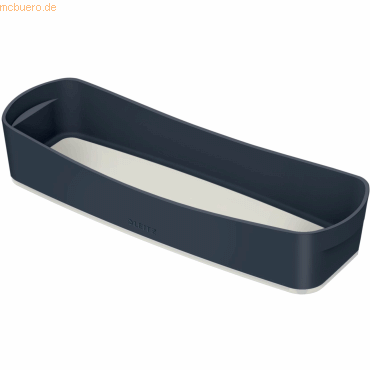4 x Leitz Aufbewahrungsschale MyBox Cosy länglich ABS grau/hellgrau von Leitz