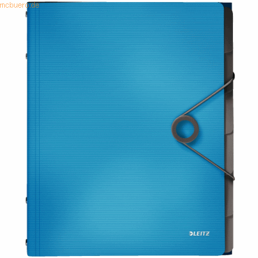 4 x Leitz Ordnungsmappe Solid A4 6-teilig hellblau 4 x Leitz Ordnungsmappe Solid A4 6-teilig hellblau von Leitz
