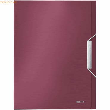 5 x Leitz Ablagebox Style A4 PP 30mm granat rot 5 x Leitz Ablagebox Style A4 PP 30mm granat rot von Leitz