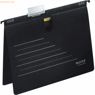 5 x Leitz Hängehefter Alpha Active schwarz VE=5 Stück 5 x Leitz Hängehefter Alpha Active schwarz VE=5 Stück von Leitz