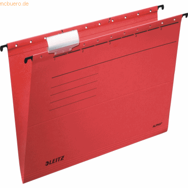 Leitz Hängemappe Alpha 250g/qm Karton rot VE=5 Stück Leitz Hängemappe Alpha 250g/qm Karton rot VE=5 Stück von Leitz