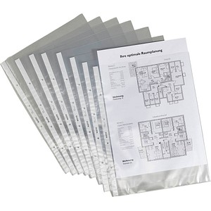 50 LEITZ Prospekthüllen Standard 4702 DIN A3 transparent genarbt 0,13 mm 50 LEITZ Prospekthüllen Standard 4702 DIN A3 transparent genarbt 0,13 mm von Leitz