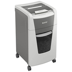 LEITZ IQ Autofeed Small Office 300 Aktenvernichter mit Partikelschnitt P-5, 2 x 15 mm, bis 300 Blatt, weiß LEITZ IQ Autofeed Small Office 300 Aktenvernichter mit Partikelschnitt P-5, 2 x 15 mm, bis 300 Blatt, weiß von Leitz
