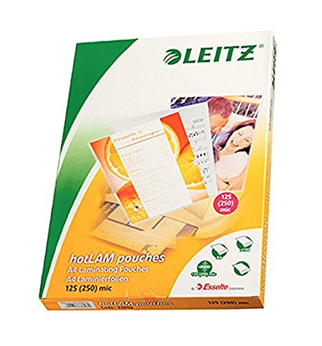 Esselte 33808 100, 1 Stück(e) Laminiergerät (transparent, glänzend, A4, 0,125 mm, 222 mm, 309 mm) von Leitz