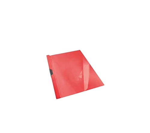 Esselte Klemmmappe, passend für bis zu 30 A4-Blätter, flexibler Kunststoff, VIVIDA Serie A4 rot von Leitz