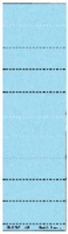 LEITZ® Einsteckschild, für ALPHA® / BETA®, Karton, 4zeilig, 60 x 21 mm, blau (100 Stück), Sie erhalten 1 Packung á 100 Stück von Leitz