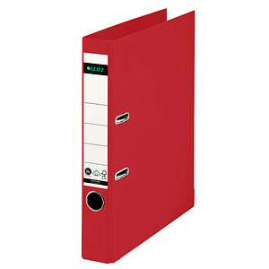 LEITZ 1008 Ordner rot Karton 5,2 cm DIN A4 von Leitz