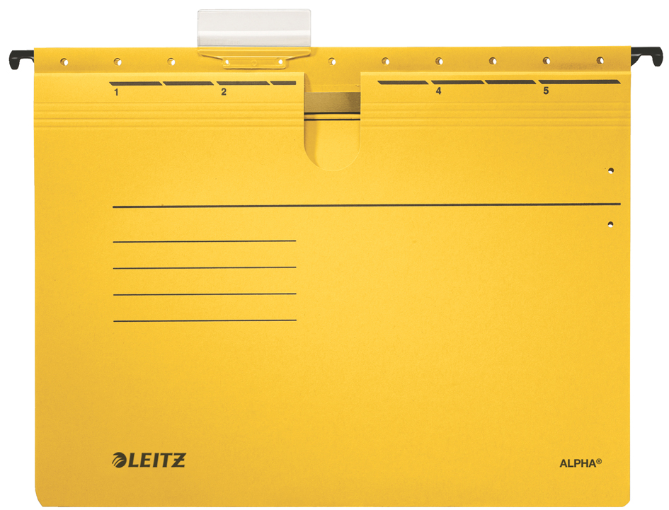 LEITZ ALPHA Hängehefter, A4, kaufmännische Heftung, grün LEITZ ALPHA Hängehefter, A4, kaufmännische Heftung, grün von Leitz