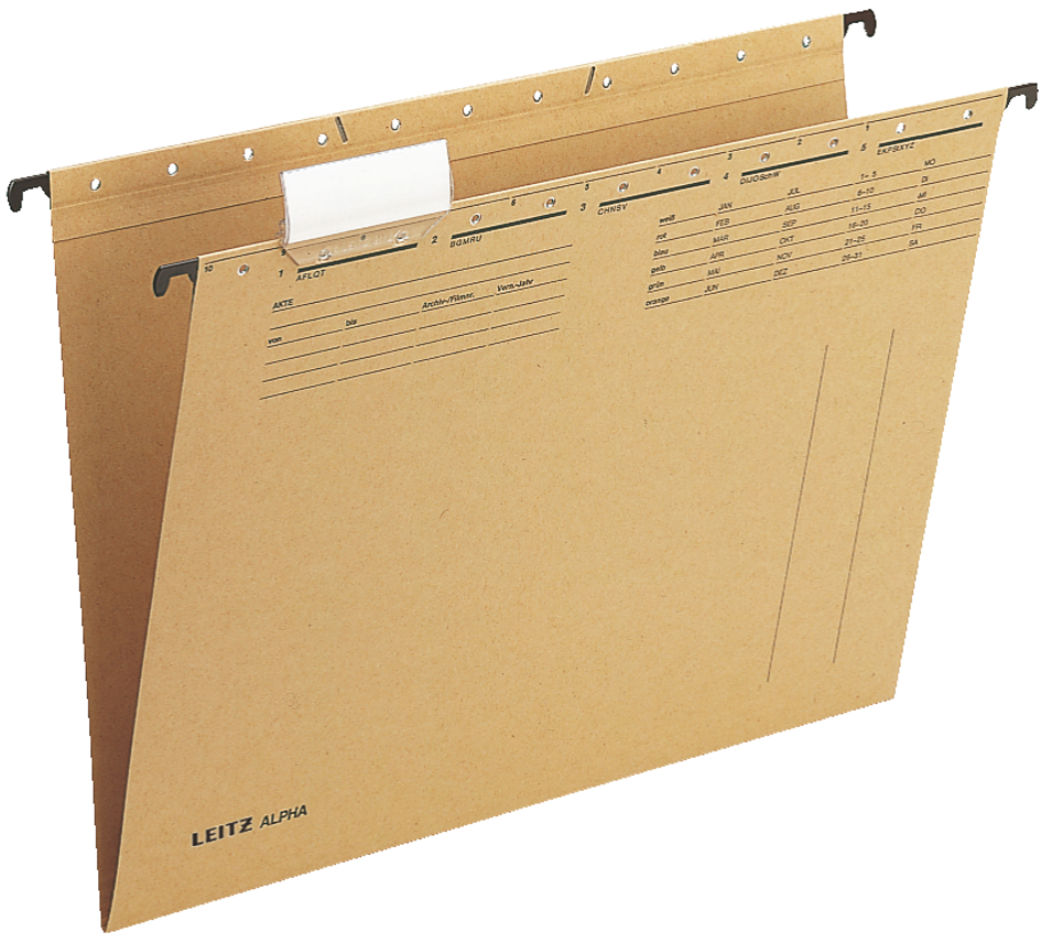 LEITZ ALPHA Hängemappe, A4, seitlich offen, natron LEITZ ALPHA Hängemappe, A4, seitlich offen, natron von Leitz