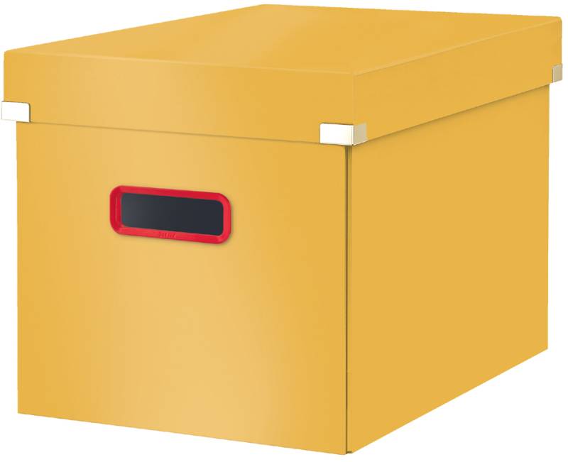 LEITZ Ablagebox Click & Store Cosy Cube, gelb von Leitz