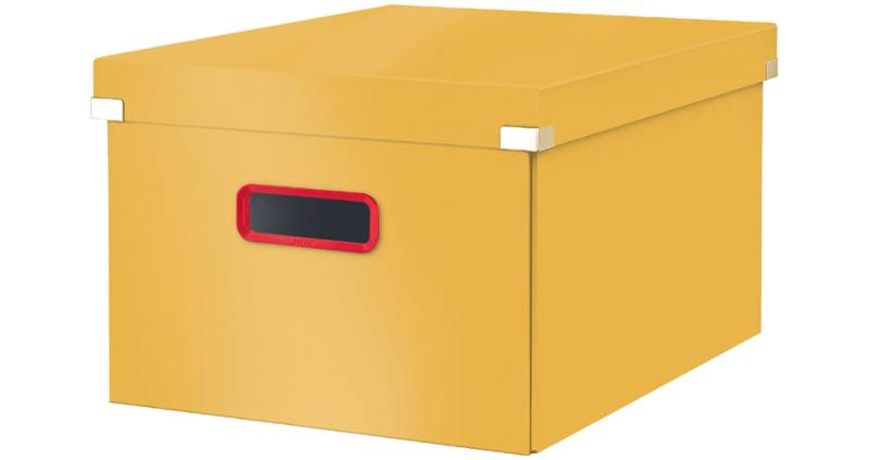 LEITZ Ablagebox Click & Store Cosy M, gelb von Leitz