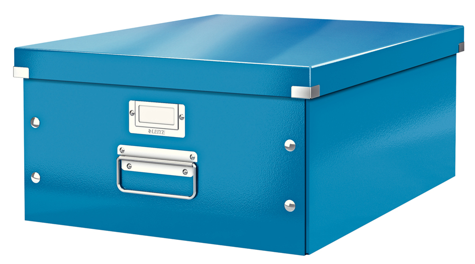 LEITZ Ablagebox Click & Store WOW, DIN A3, blau von Leitz