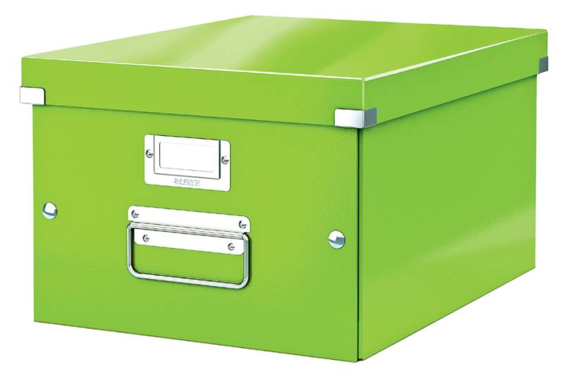 LEITZ Ablagebox Click & Store WOW, DIN A4, grün von Leitz