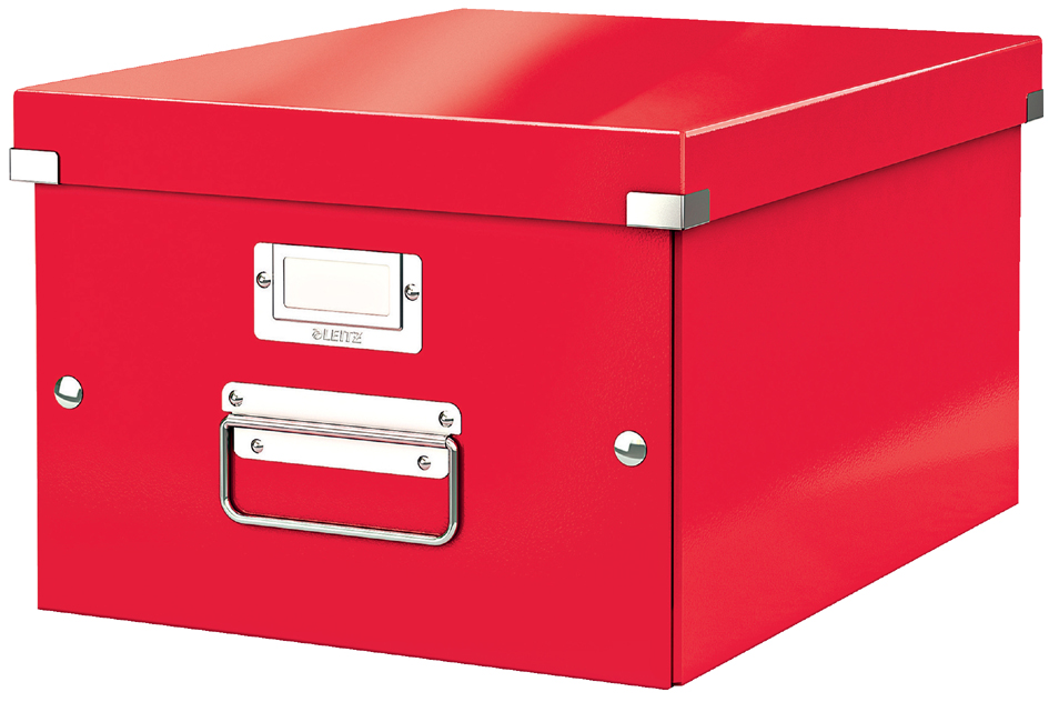 LEITZ Ablagebox Click & Store WOW, DIN A4, rot von Leitz