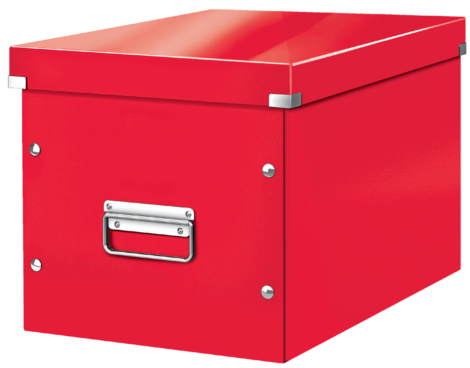 LEITZ Ablagebox Click & Store WOW Cube L, rot von Leitz