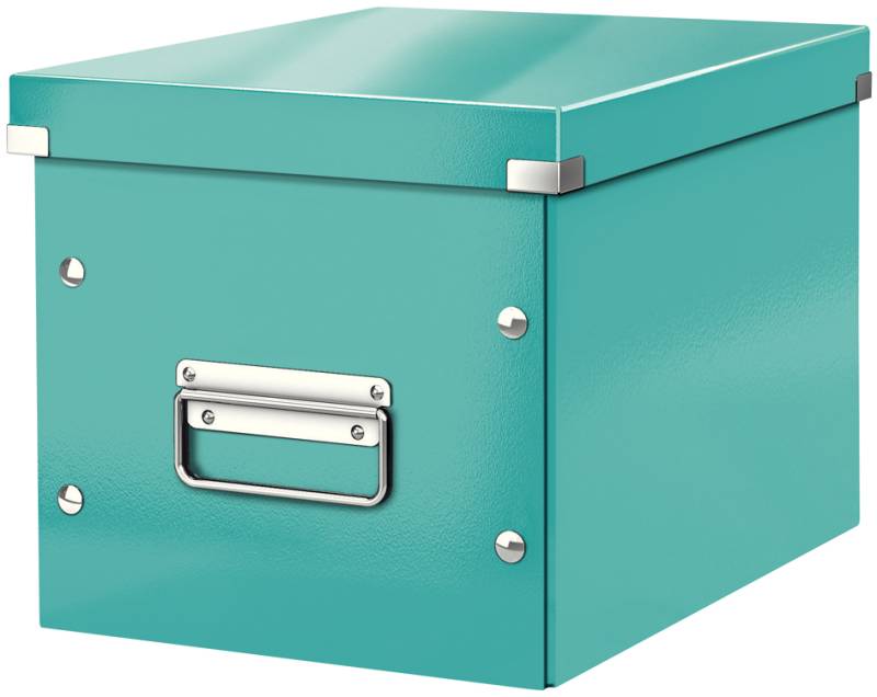 LEITZ Ablagebox Click & Store WOW Cube M, eisblau von Leitz