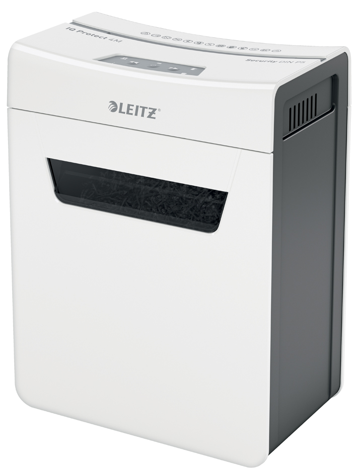 LEITZ Aktenvernichter IQ Protect Premium 4M, weiß LEITZ Aktenvernichter IQ Protect Premium 4M, weiß von Leitz